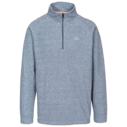 Trespass Mens Keynote Anti Pilling 1/4 Zip Fleece Top - S, Navy