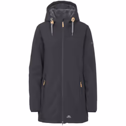 Trespass Womens/Ladies Kristen Longer Length Hooded Waterproof Jacket - XS, Black