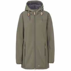 Trespass Womens/Ladies Kristen Longer Length Hooded Waterproof Jacket - XS, Moss