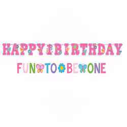 Amscan Jumbo Letter Banners Sweet Birthday Girl Combination Kit