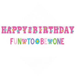 Amscan Jumbo Letter Banners Sweet Birthday Girl Combination Kit