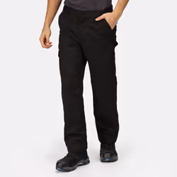 Regatta Mens Pro Cargo Waterproof Trousers - Short - 28in, Traffic Black