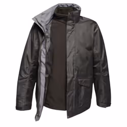 Regatta Mens Benson III Hooded Jacket - 2XL, Traffic Black