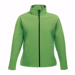 Regatta Womens/Ladies Ablaze Printable Softshell Jacket - 12 UK, Extreme Green/Black