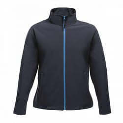 Regatta Womens/Ladies Ablaze Printable Softshell Jacket - 18 UK, Navy Blue/French Blue
