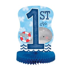 Unique Party Nautical 1st Birthday Honeycomb Centrepiece