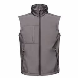 Regatta Mens Octagon II Printable Soft Shell Bodywarmer - M, Seal Grey/Black
