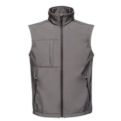 Regatta Mens Octagon II Printable Soft Shell Bodywarmer - M, Seal Grey/Black