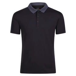 Regatta Contrast Coolweave Pique Polo Shirt - S, Black/Seal Grey