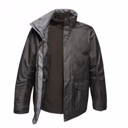 Regatta Mens Benson III 3-in-1 Breathable Jacket - L, Black/Black