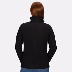 Regatta Standout Womens/Ladies Ablaze Printable Soft Shell Jacket - 20, Black/Black