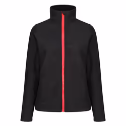 Regatta Standout Womens/Ladies Ablaze Printable Soft Shell Jacket - 20, Black/Classic Red