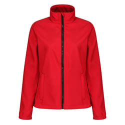 Regatta Standout Womens/Ladies Ablaze Printable Soft Shell Jacket - 18, Classic Red/Black