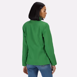 Regatta Standout Womens/Ladies Ablaze Printable Soft Shell Jacket - 18, Extreme Green/Black