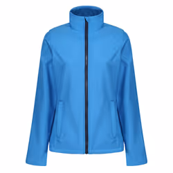 Regatta Standout Womens/Ladies Ablaze Printable Soft Shell Jacket - 20, French Blue/Navy