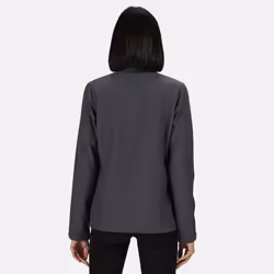 Regatta Standout Womens/Ladies Ablaze Printable Soft Shell Jacket - 14, Seal Grey/Black