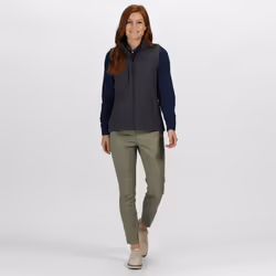 Regatta Womens/Ladies Flux Soft Shell Bodywarmer - 18, Seal Grey/Seal Grey