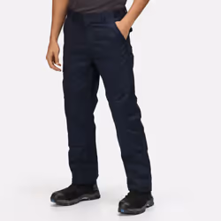 Regatta Mens Pro Cargo Waterproof Trousers - Regular - 28in, Grey Blue