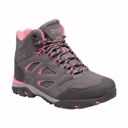 Regatta Childrens/Kids Holcombe IEP Junior Hiking Boots - 10 UK Child, Steel/Tulip