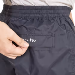 Trespass Childrens/Kids Qikpac Waterproof Packaway Trousers - 2/3, Navy