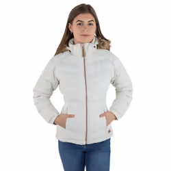 Trespass Womens/Ladies Nadina Waterproof Padded Jacket - M, Vanilla