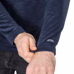 Trespass Mens Collins Half Zip Fleece Top - S, Navy Marl - Additional view 6
