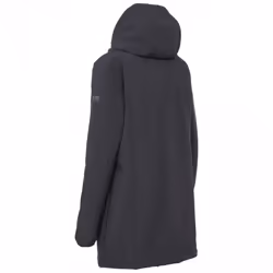 Trespass Womens/Ladies Kristen Longer Length Hooded Waterproof Jacket - XL, Black
