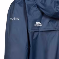 Trespass Childrens/Kids Qikpac Waterproof Packaway Jacket - 7/8 Years, Navy - Additional view 3
