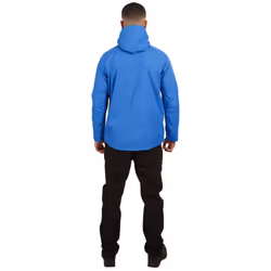 Trespass Mens Corvo Hooded Full Zip Waterproof Jacket/Coat - XXS, Blue