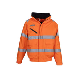 Yoko Fontaine Flight Jacket - L, Orange