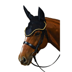 Roma Crochet Ear Cover - Pony, Black/Gold