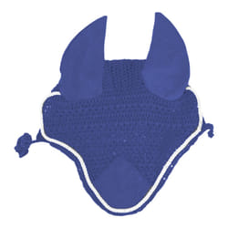 Roma Crochet Ear Cover - Pony, Navy/White