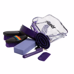 Roma 7 Piece Backpack Grooming Kit - One Size, Purple