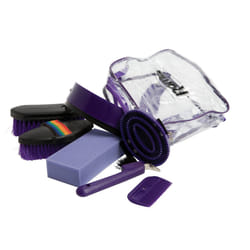 Roma 7 Piece Backpack Grooming Kit - One Size, Purple