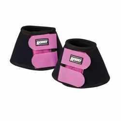 Roma Neoprene Bell Boots II - Pony, Black/Purple