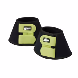 Roma Neoprene Bell Boots II - Pony, Black/Green