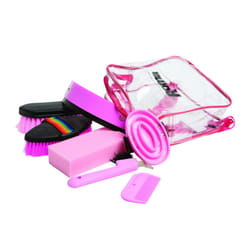 Roma 7 Piece Backpack Grooming Kit - One Size, Pink