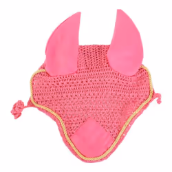 Roma Crochet Ear Cover - Full, Pink/Gold