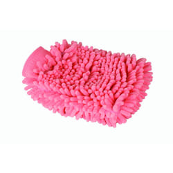 Roma Microfibre Wash Mitt - One Size, Pink