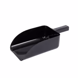 Roma Plastic Feed Scoop - One Size, Black