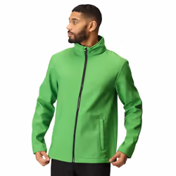 Regatta Standout Mens Ablaze Printable Softshell Jacket - S, Extreme Green/Black