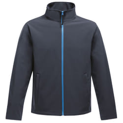 Regatta Standout Mens Ablaze Printable Softshell Jacket - S, Navy/French Blue