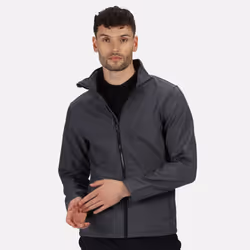 Regatta Standout Mens Ablaze Printable Softshell Jacket - S, Seal/Black