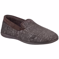 Cotswold Mens Stanley Moc Toe Full Slipper - 10 UK, Brown