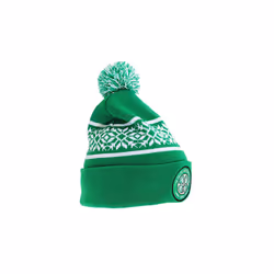 Celtic FC Official Snowflake Cuff Knitted Hat