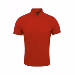 Premier Mens Coolchecker Plus Piqu Polo Shirt - 6XL, Red