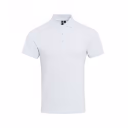 Premier Mens Coolchecker Plus Piqu Polo Shirt - 6XL, White
