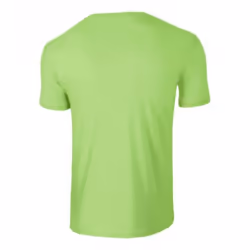Gildan Mens SoftStyle Ringspun T-Shirt - M, Mint