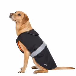Trespass Butch Touch Fastening Softshell Dog Jacket - XXS, Black