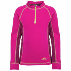 Trespass Childrens/Kids Bubbles Fleece Top And Bottom Base Layers - 2-3 Years, Azalea X